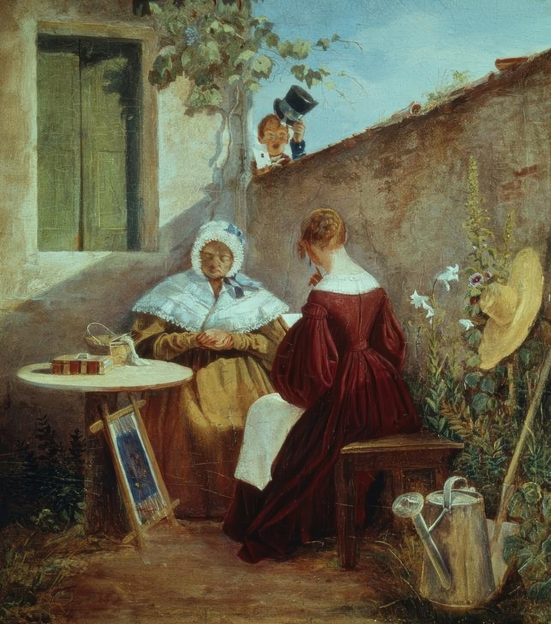 Kærlighedsbrevet af Carl Spitzweg