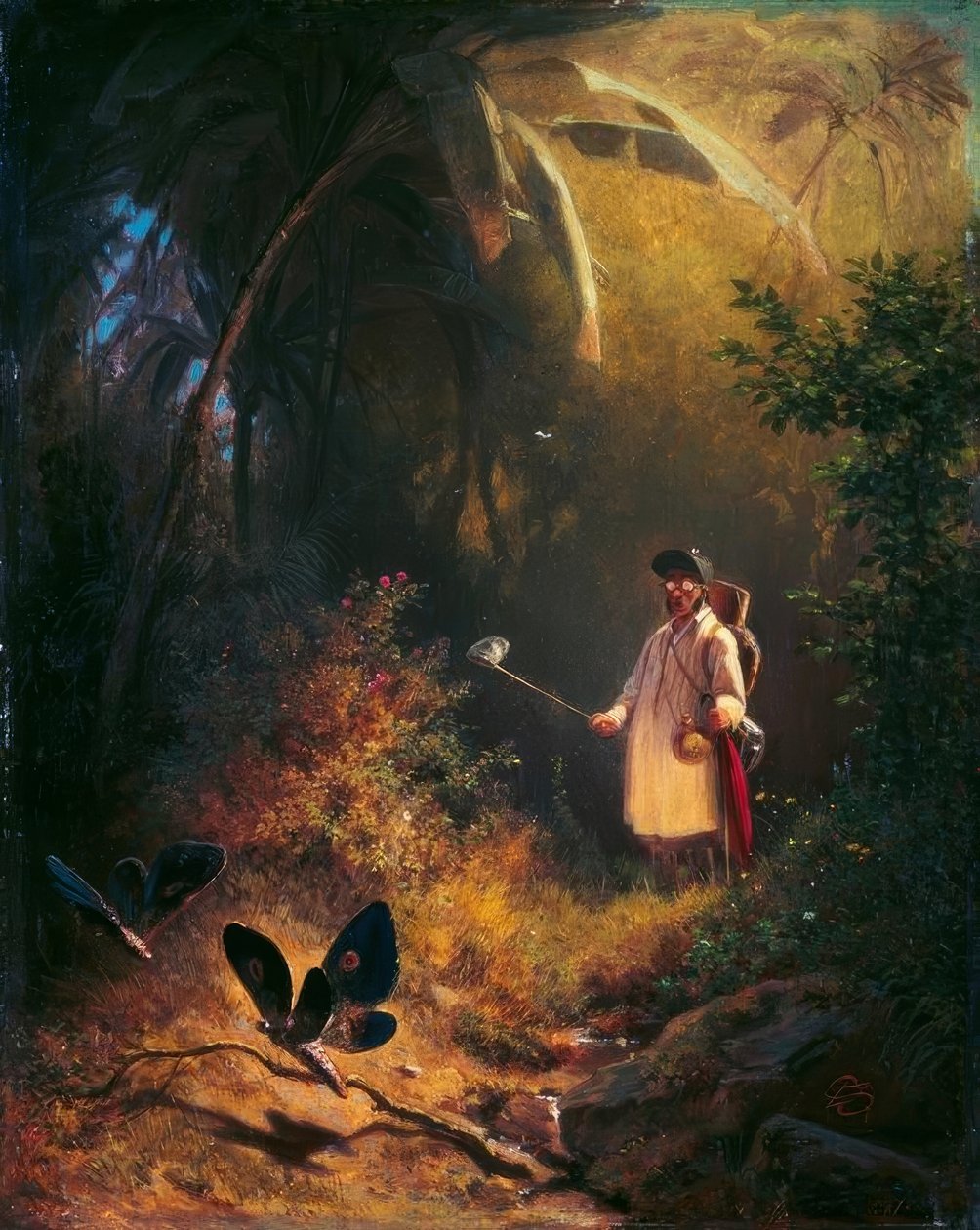 Sommerfuglefangeren af Carl Spitzweg