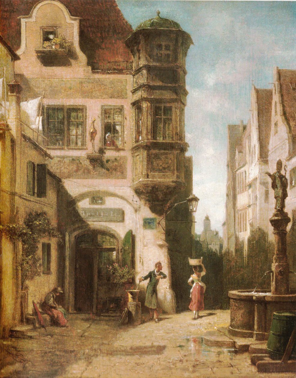 Den forelskede rådgiver af Carl Spitzweg