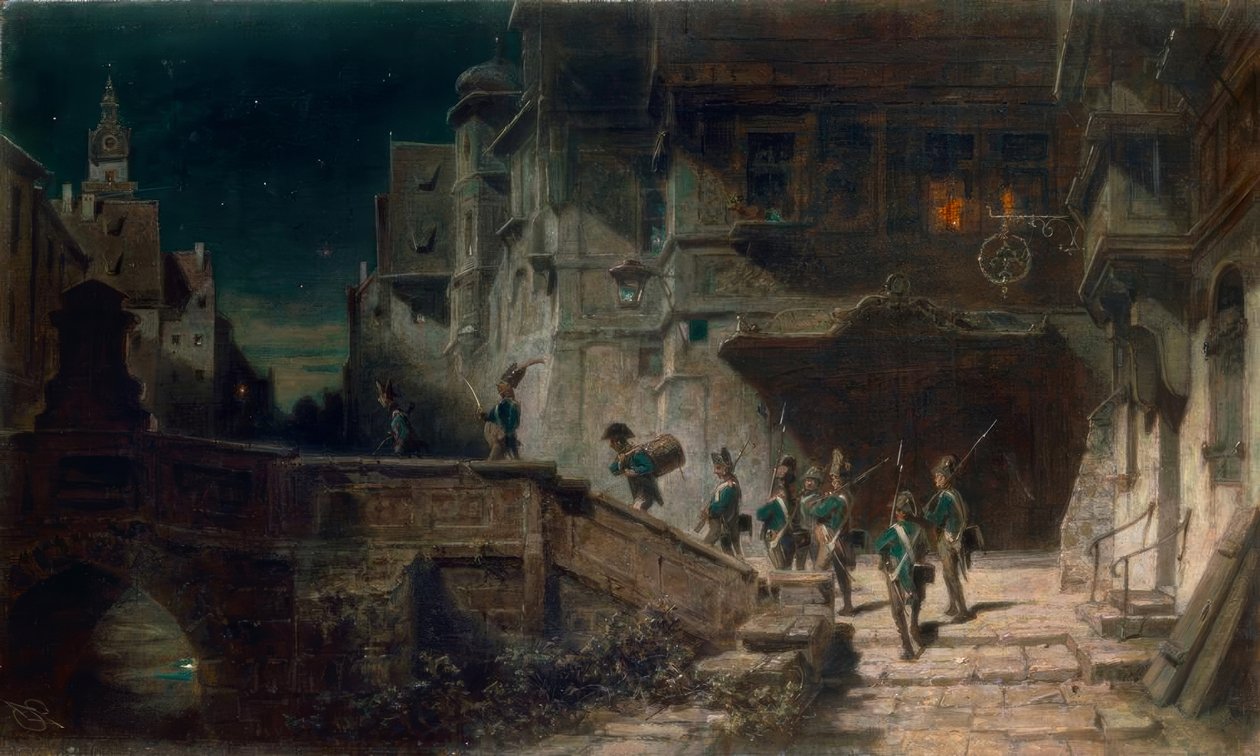 Scharwache af Carl Spitzweg