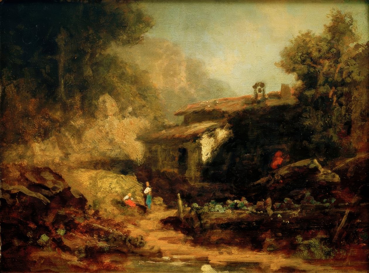 Mølle i bjergene af Carl Spitzweg