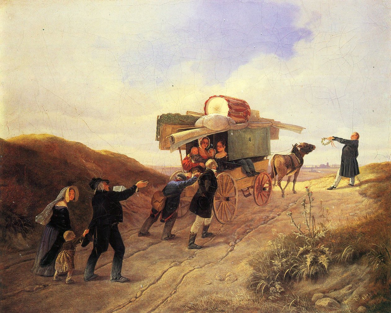 Rejsende komikere af Carl Spitzweg