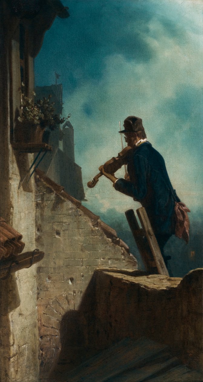 serenade af Carl Spitzweg