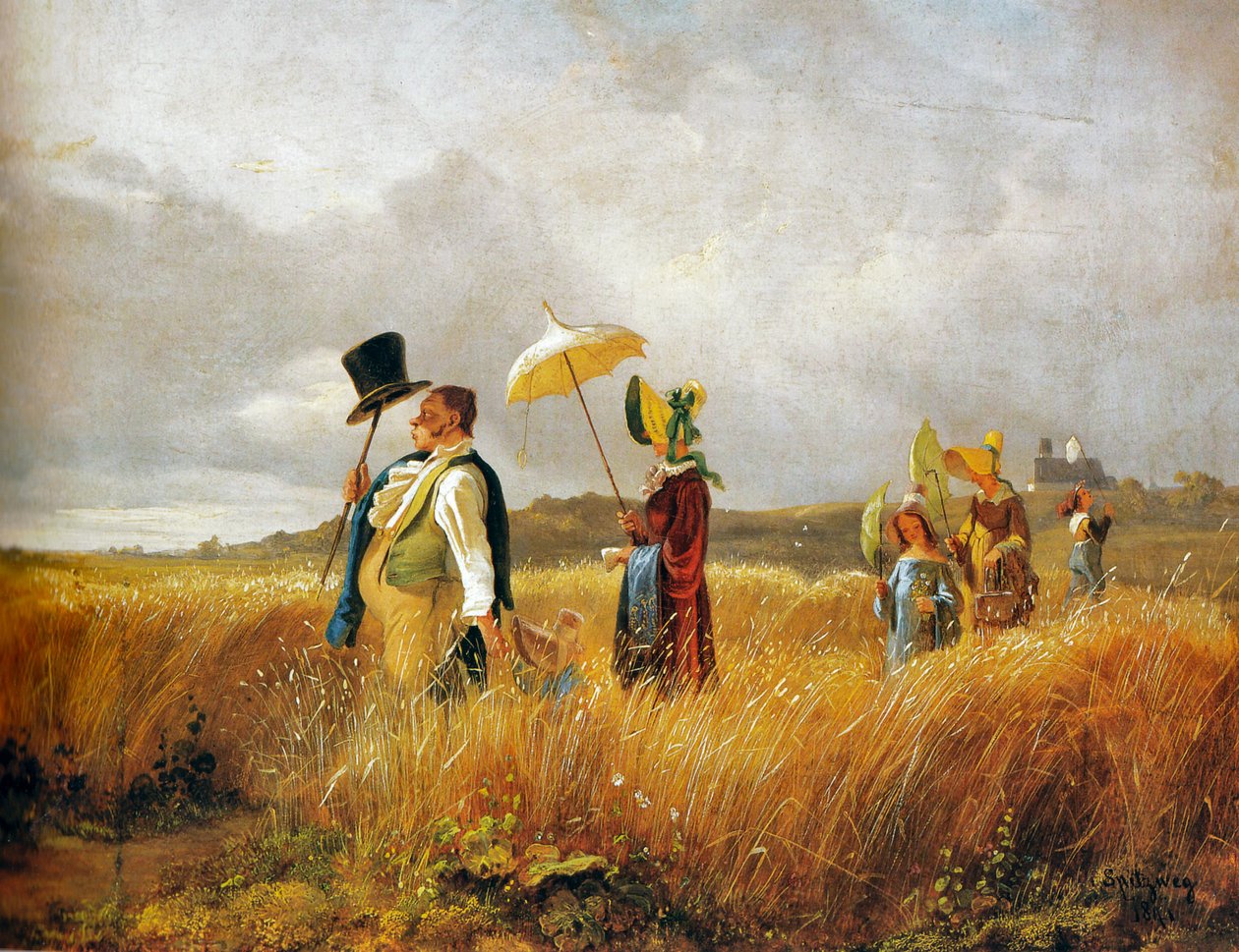 Søndagsvandring af Carl Spitzweg