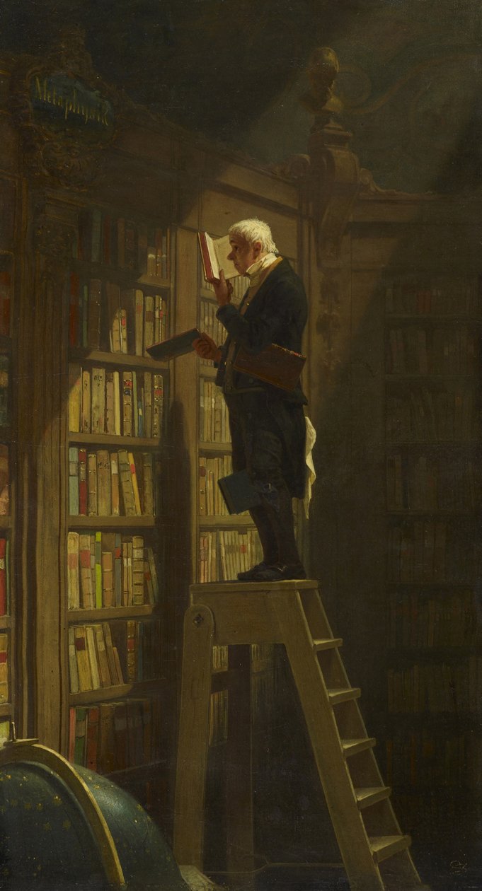 Bogormen, ca. 1850 af Carl Spitzweg