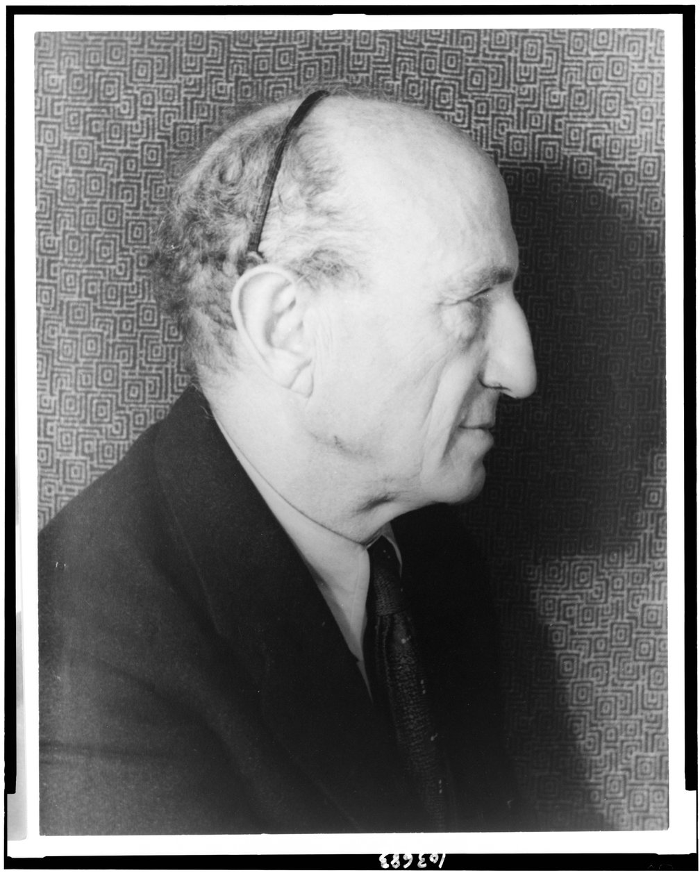 Portræt af Leo Stein (1872-1947) af Carl Van Vechten