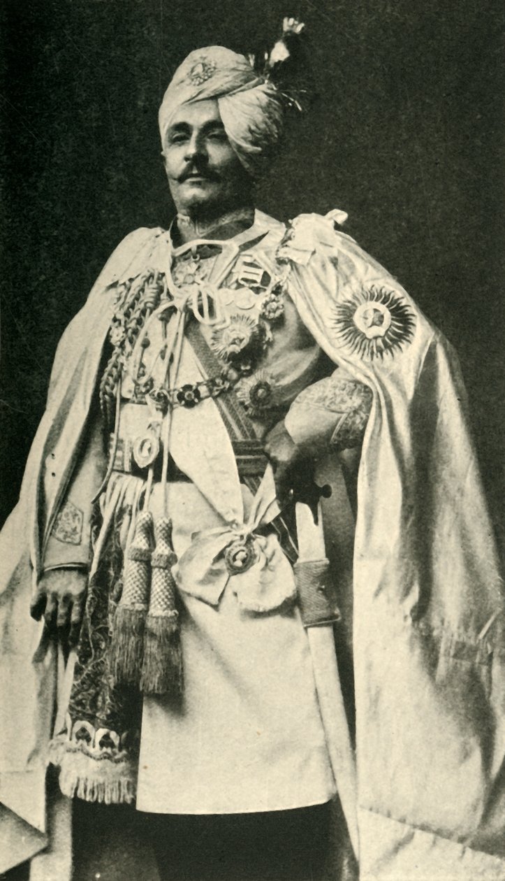 Sir Pertab Singh, slutningen af det 19. århundrede, c1920. af Carl Vandyk
