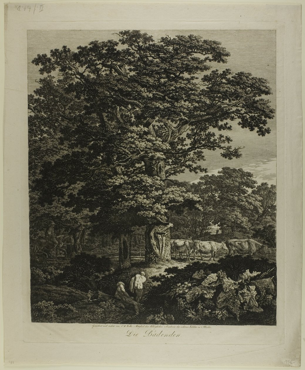 Badende af Carl Wilhelm Kolbe, the elder