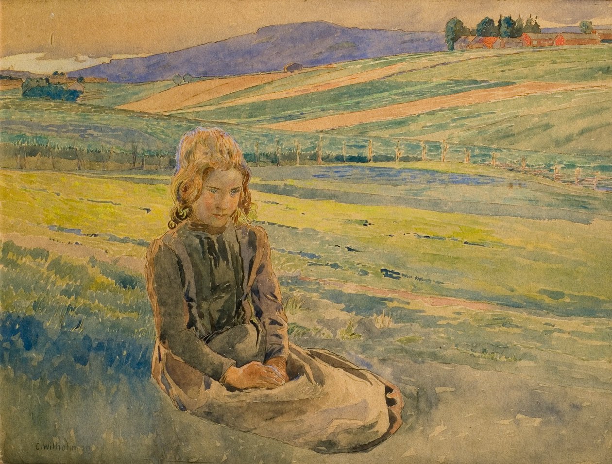 Sommeraften af Carl Wilhelm Wilhelmson