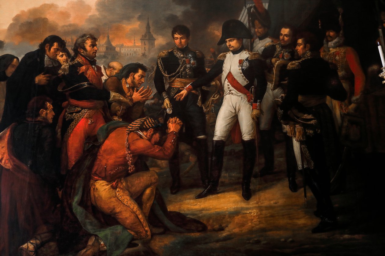Napoleon foran Madrid i 1808 af Carle Vernet