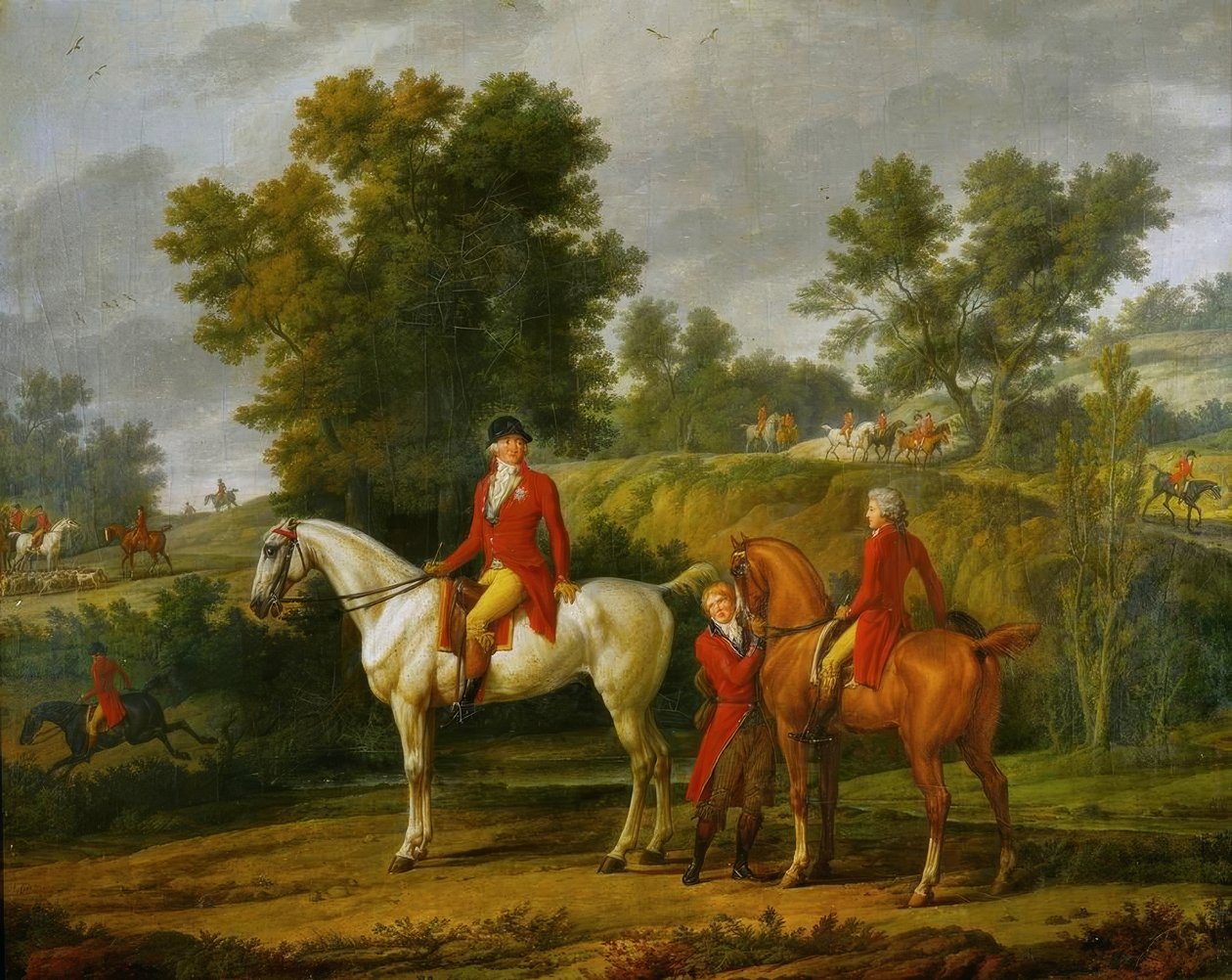 Philippe Egalite med søn / Vernet af Carle Vernet