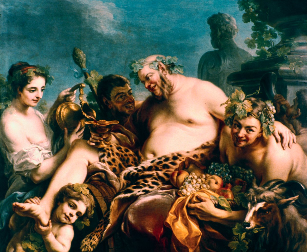 Drunken Silenus, 1747. af Carle van Loo