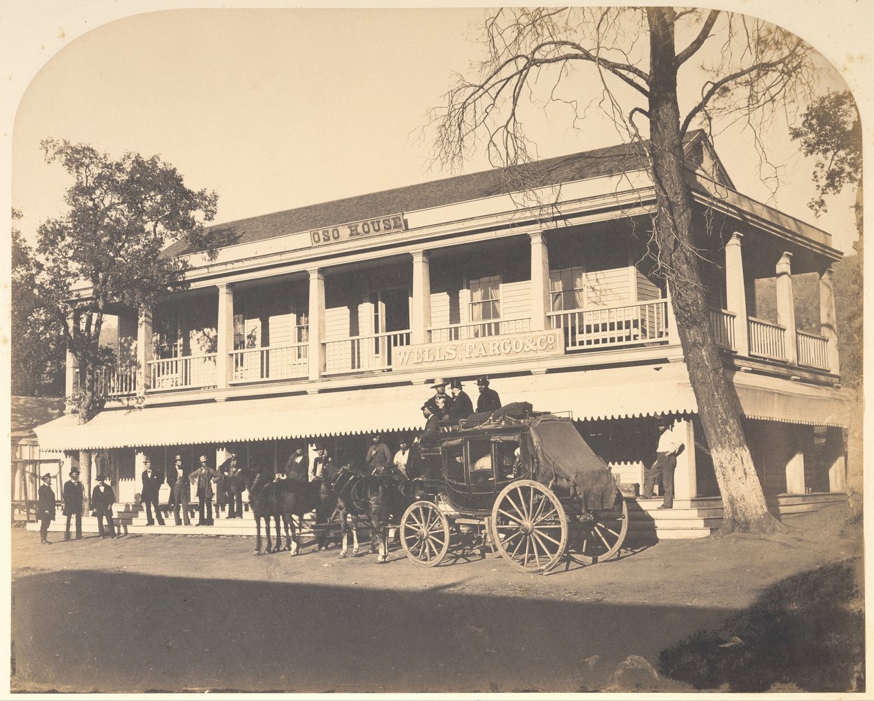 Oso House af Carleton E. Watkins