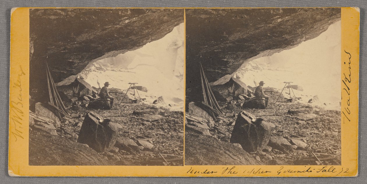 Under det øvre Yosemite -fald af Carleton E. Watkins