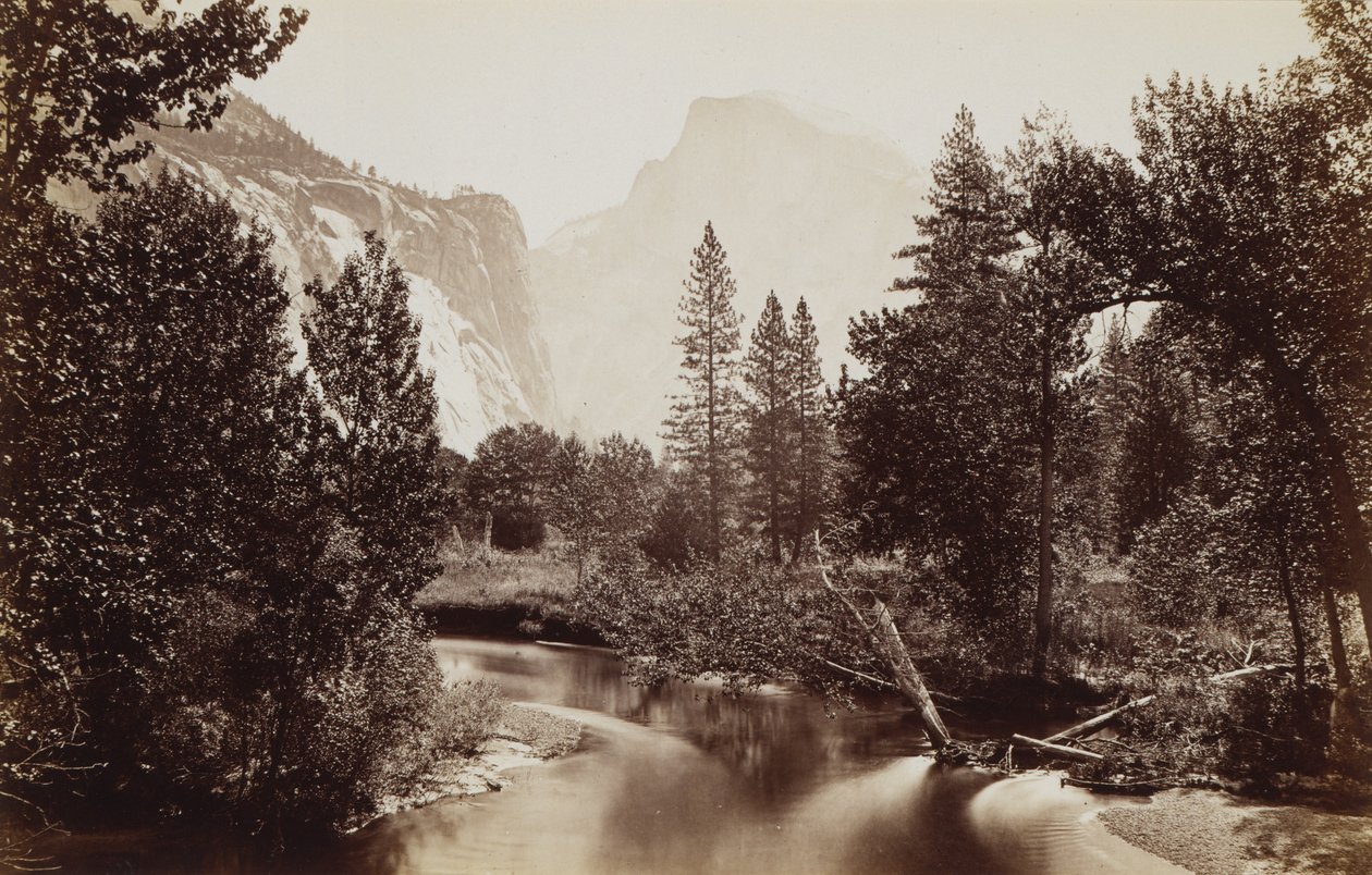 Half Dome, Yosemite, Californien af Carleton E. Watkins