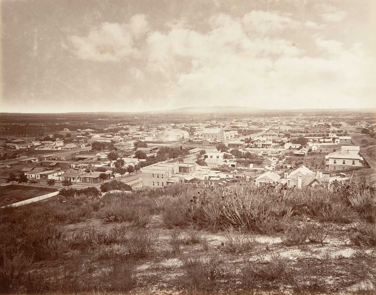 Los Angeles, 1876, trykt ca. 1876. af Carleton Emmons Watkins