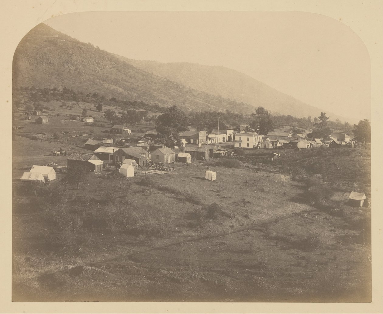 Bear Valley - øst af Carleton Watkins