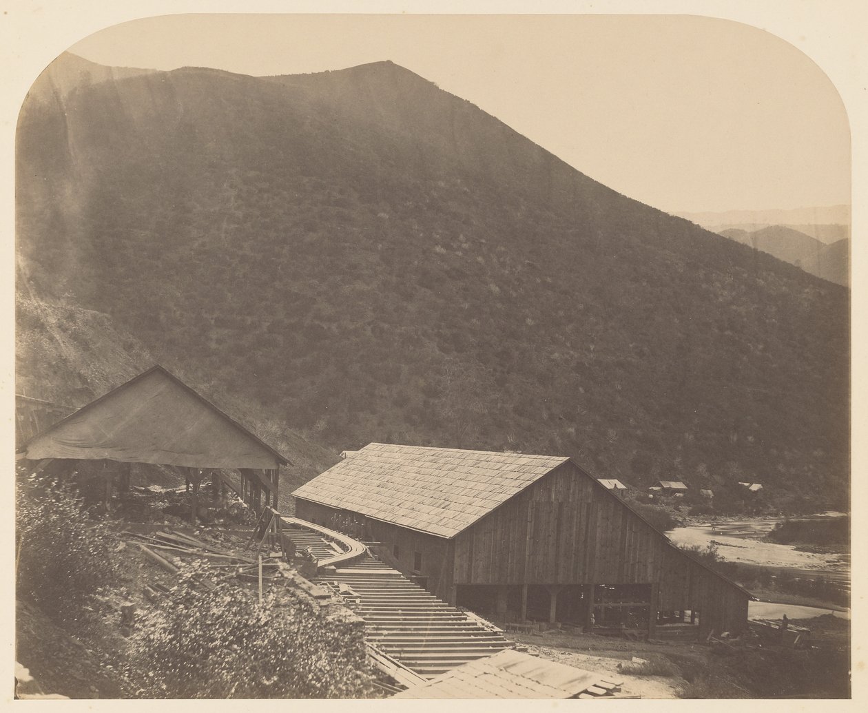 [Benton Mills West] af Carleton Watkins