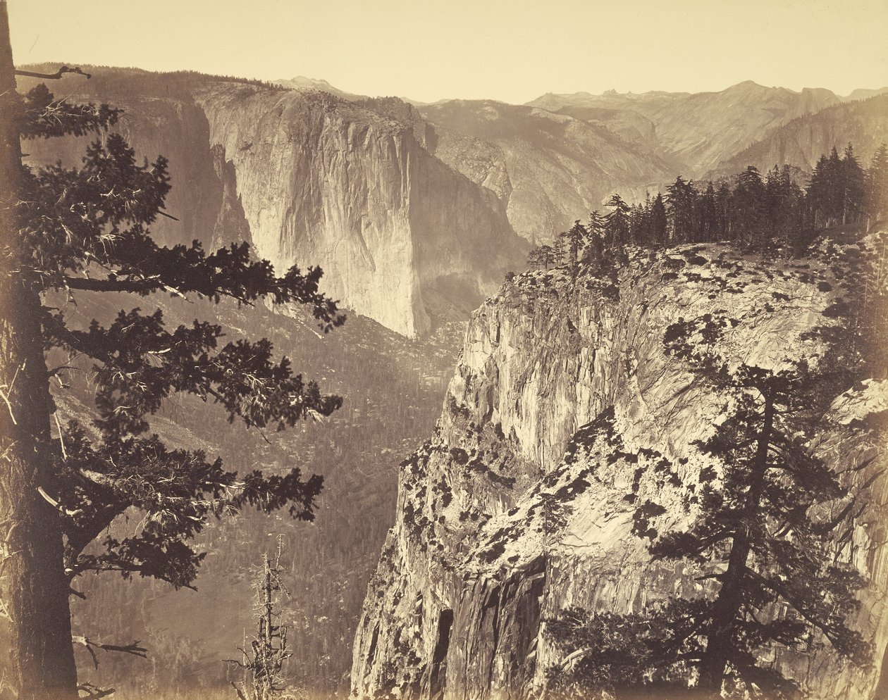 [Første udsigt over dalen] af Carleton Watkins