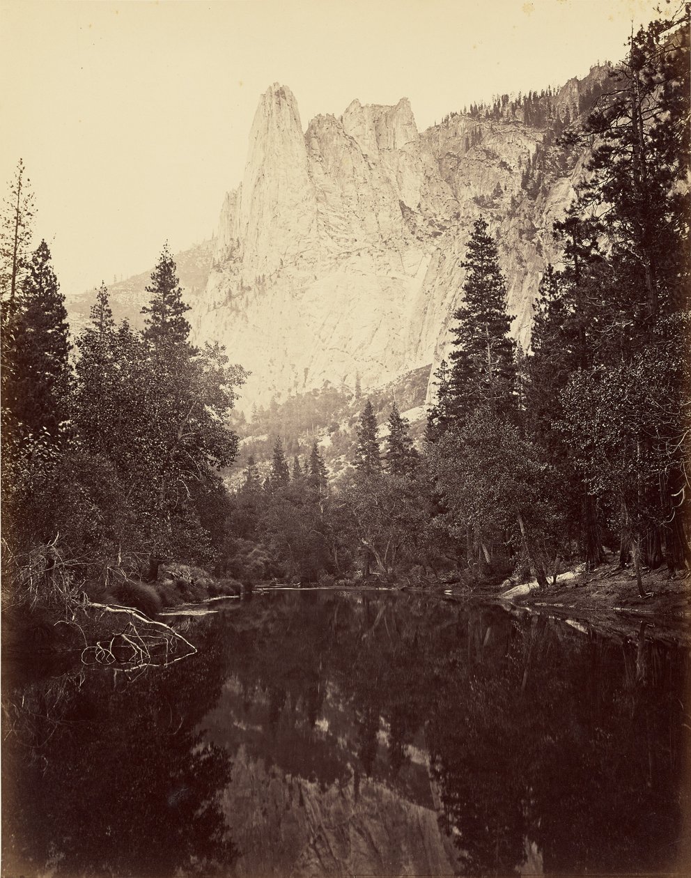 [The Sentinel, 3270 ft.] af Carleton Watkins