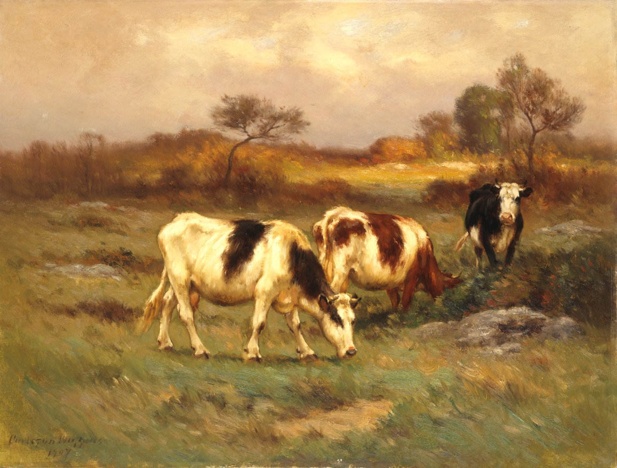 Græsmarken, 1907. af Carleton Wiggins