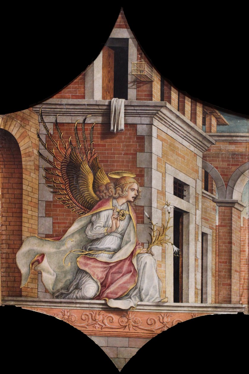 Altertriptykon, venstre vedhæftet fil af Carlo Crivelli