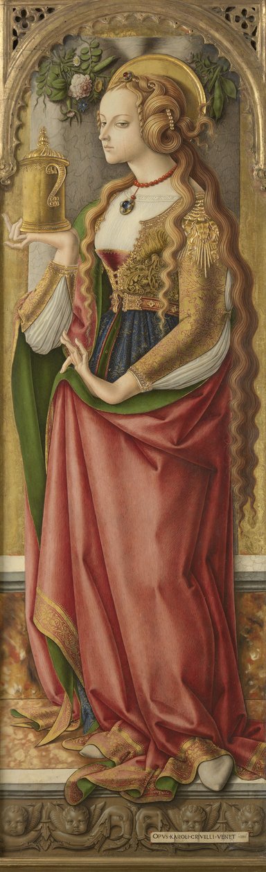 Maria Magdalena, ca. 1480 (tempera på panel) af Carlo Crivelli