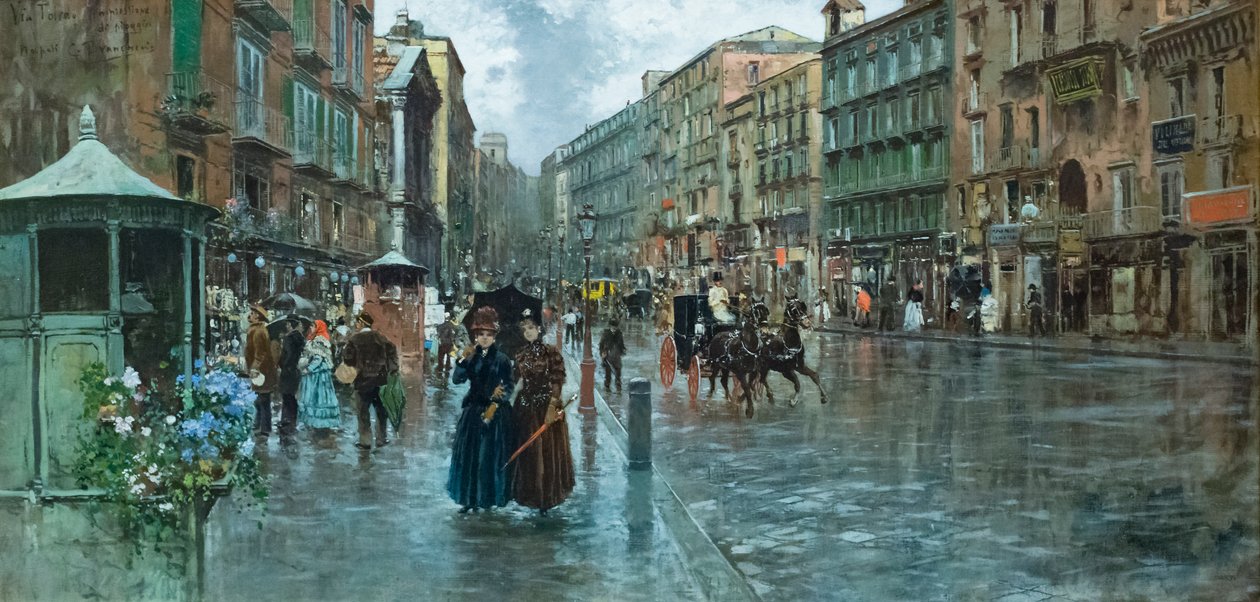 Napoli via Toledo: Det ligner regn af Carlo Brancaccio