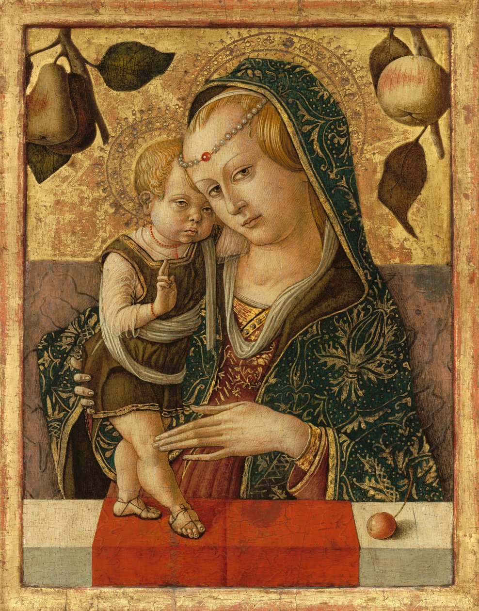 Madonna og barn af Carlo Crivelli
