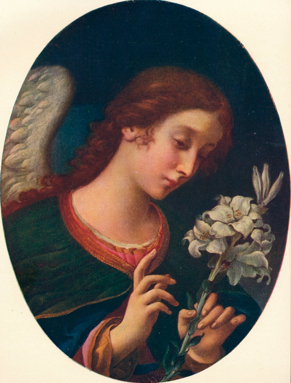 Bebudelsens engel, 1600-tallet af Carlo Dolci