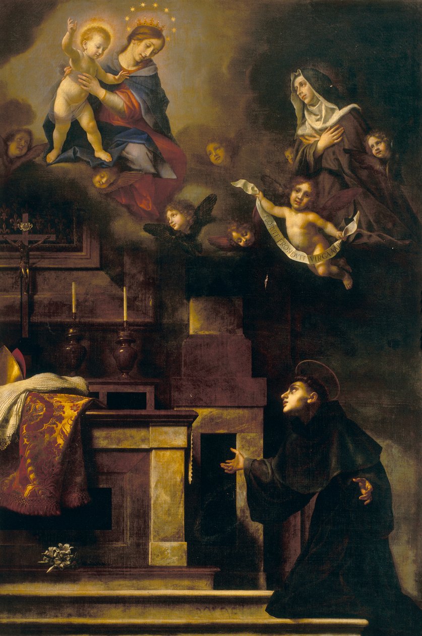 St. Louis af Toulouse og Jomfruen af Carlo Dolci