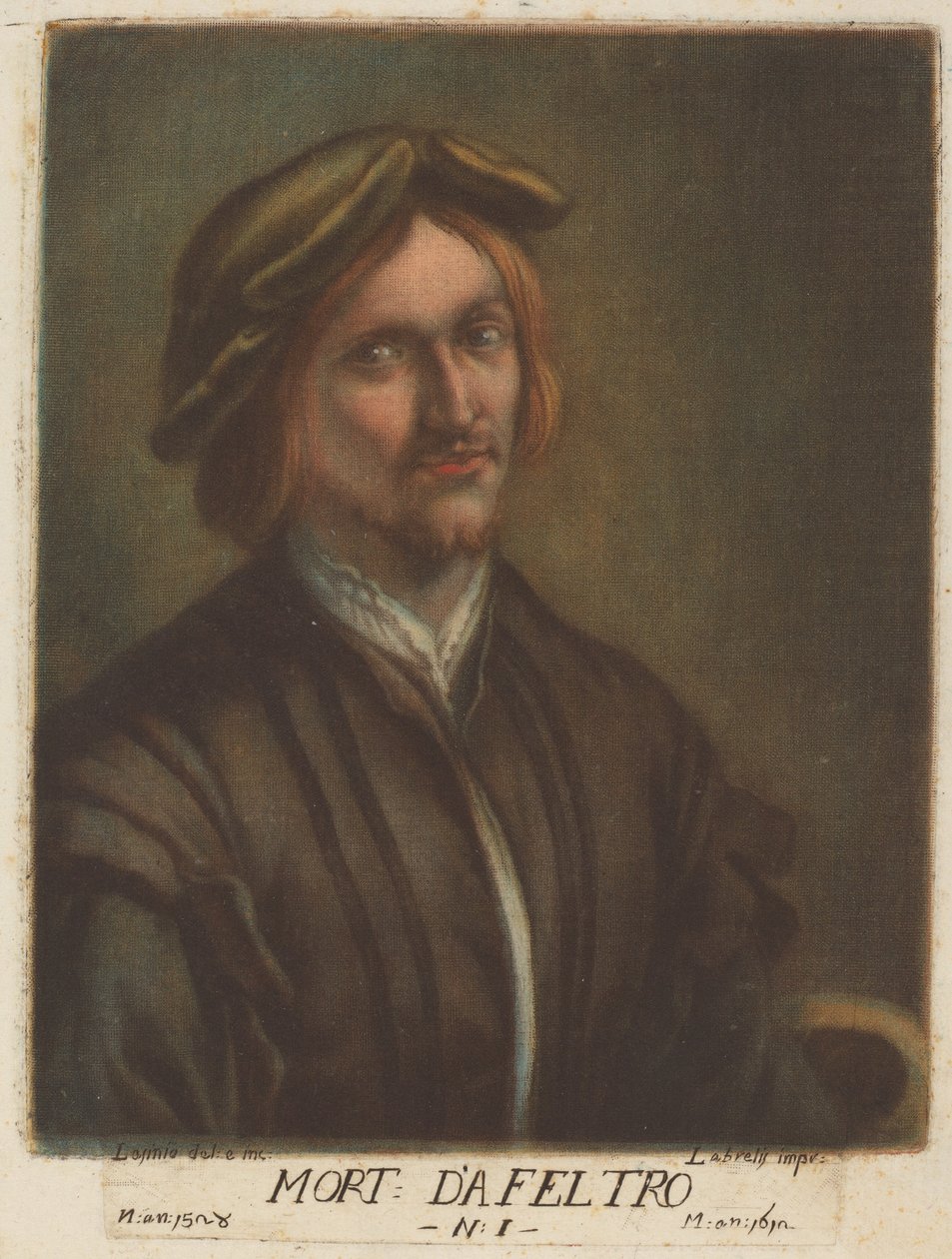 Død fra Feltre, 1789. af Carlo Lasinio
