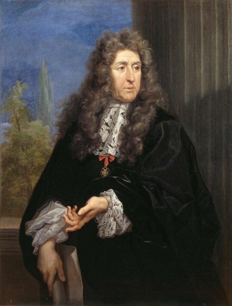Portræt af André Le Notre af Carlo Maratta
