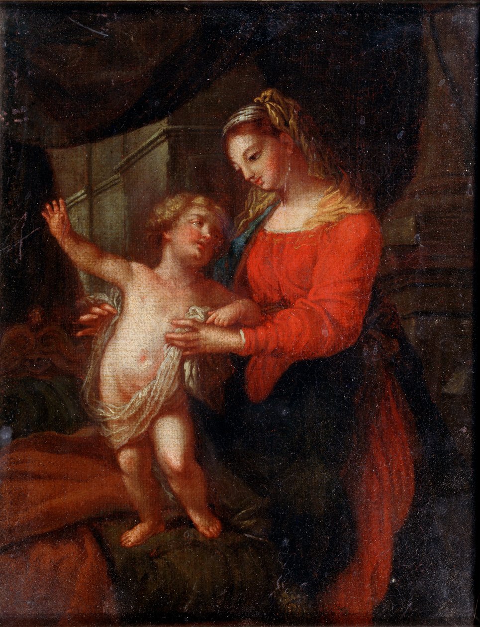 Jomfru og Barn«. af Carlo Maratta