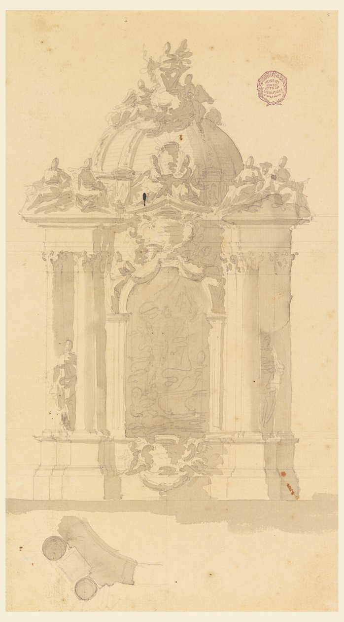 Design til et alter af Carlo Marchionni