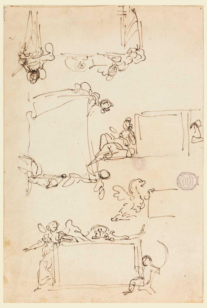 Skitser til en tablet af Carlo Marchionni