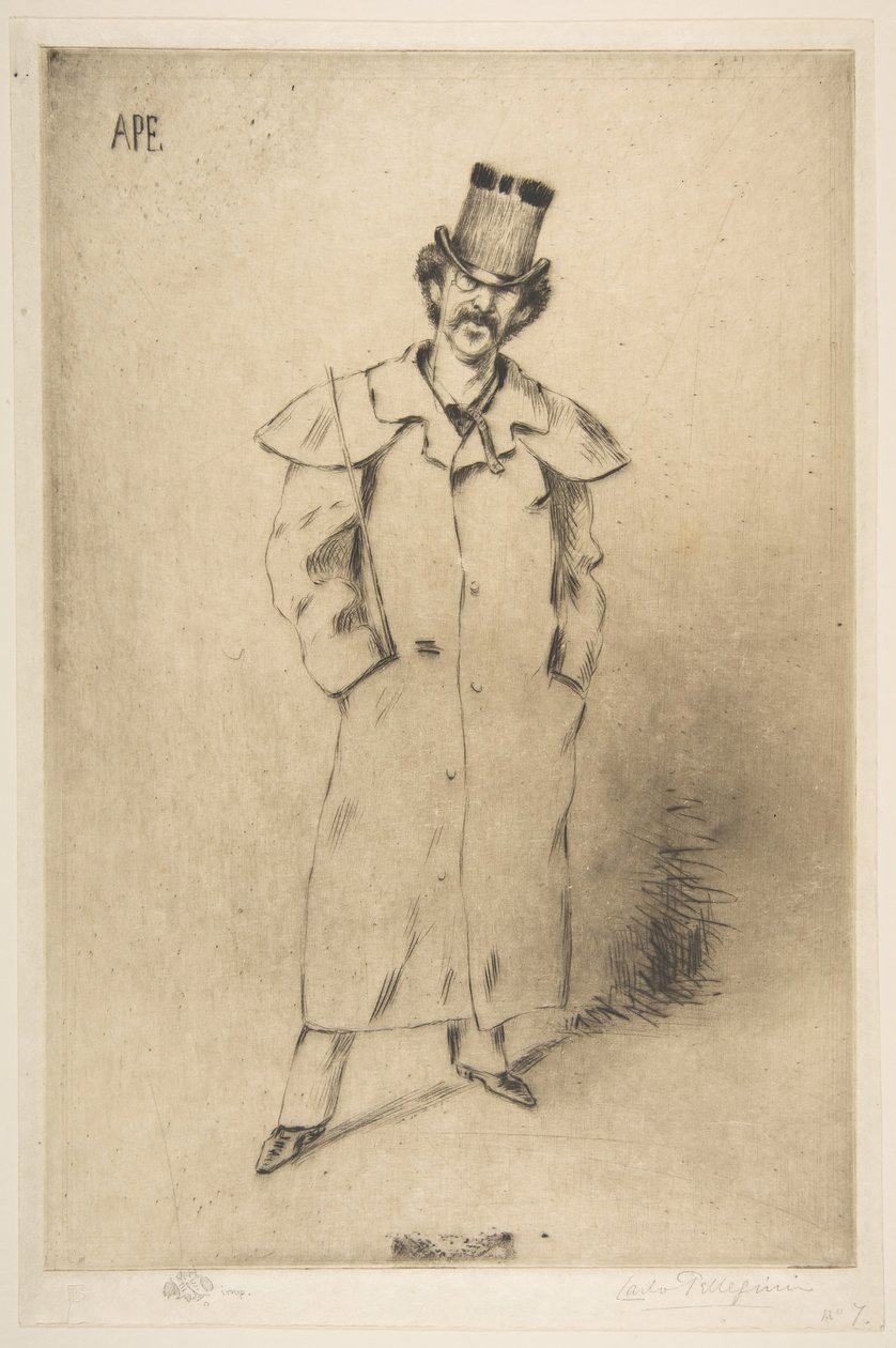 James McNeill Whistler, 1800-tallet. af Carlo Pellegrini