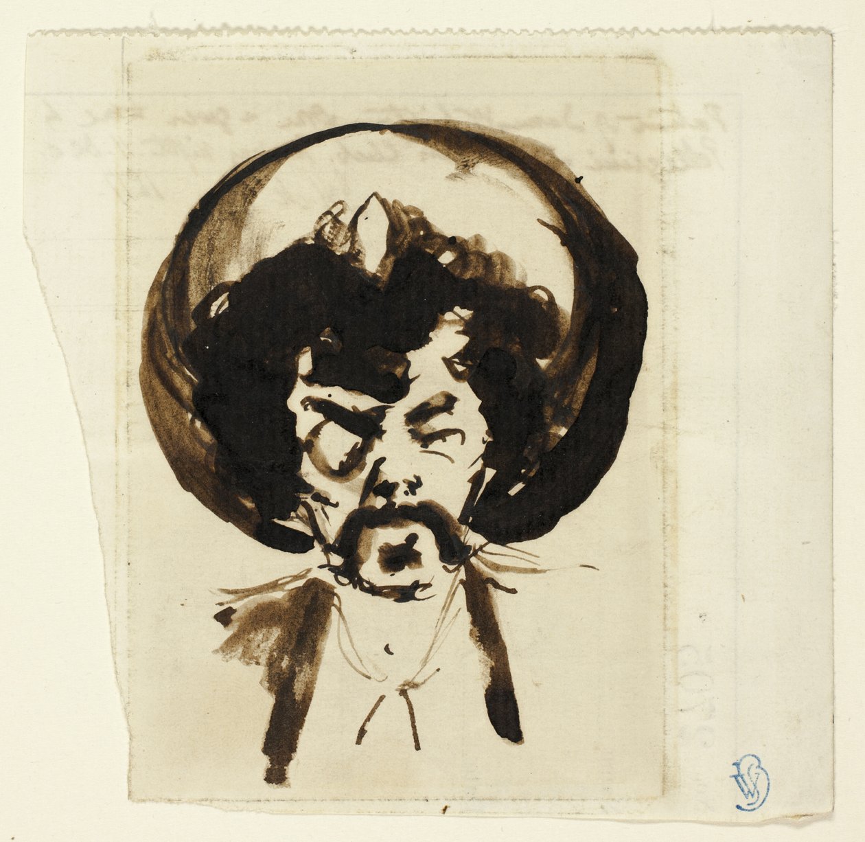 Portræt af Whistler af Carlo Pellegrini