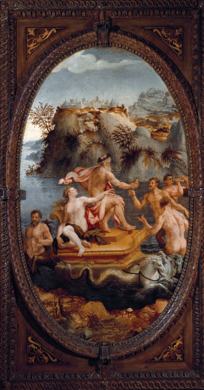 Neptun og amfitrit (maleri af Carlo Portelli