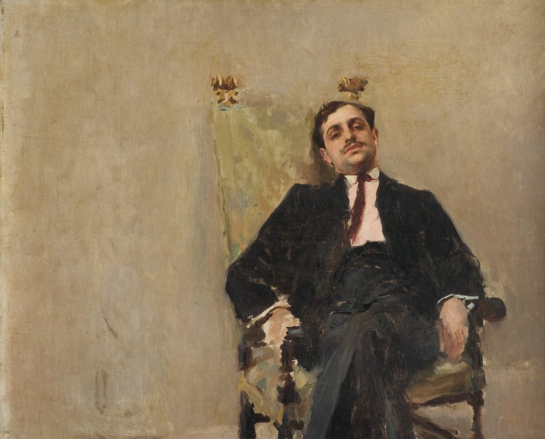 Portræt af hr. Juan Carlos Munoz af Carlos Federico Saez