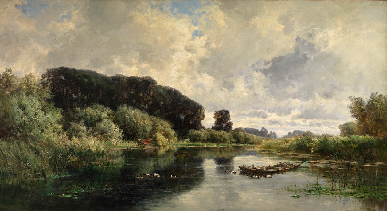 Cercanias de Vriesland (Holland) af Carlos de Haes
