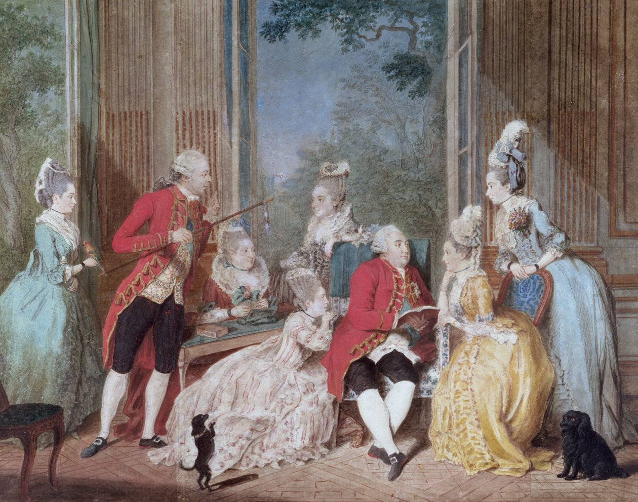 Philippe Egalites salon (1747-93) Duc d