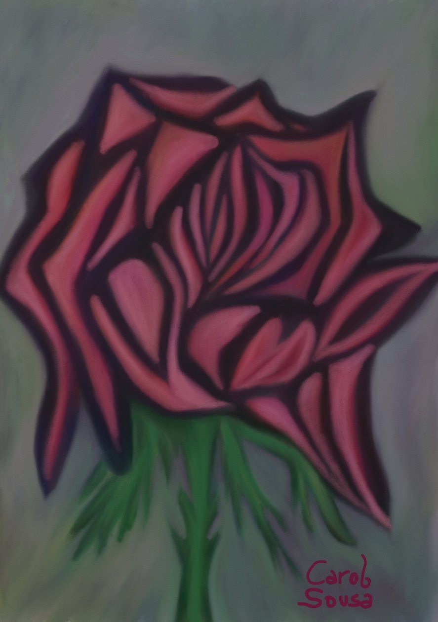 Modernistisk rose af Carol Sousa Cuello