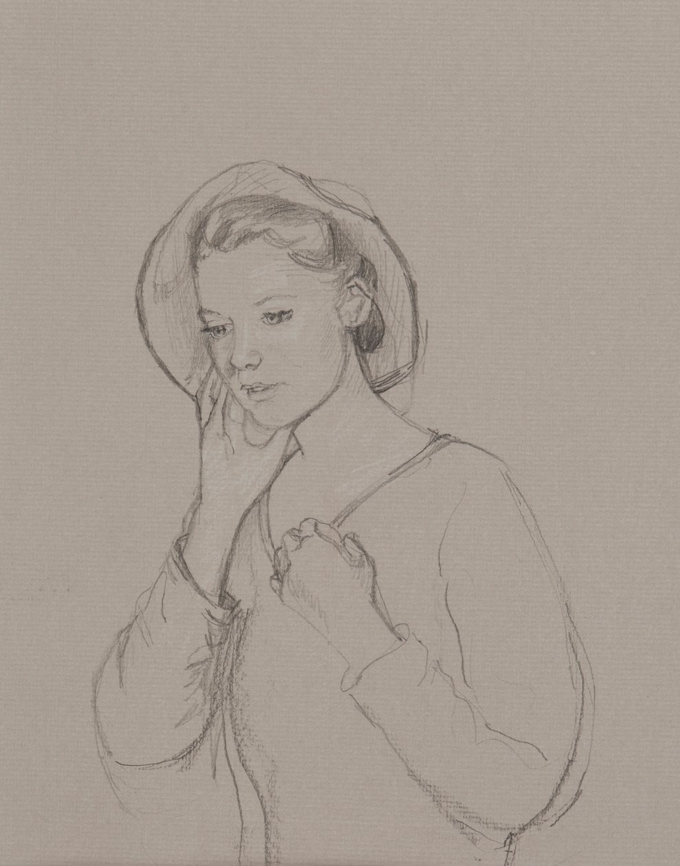Studie for Elizabeth Bennet, 2011 af Caroline Hervey Bathurst
