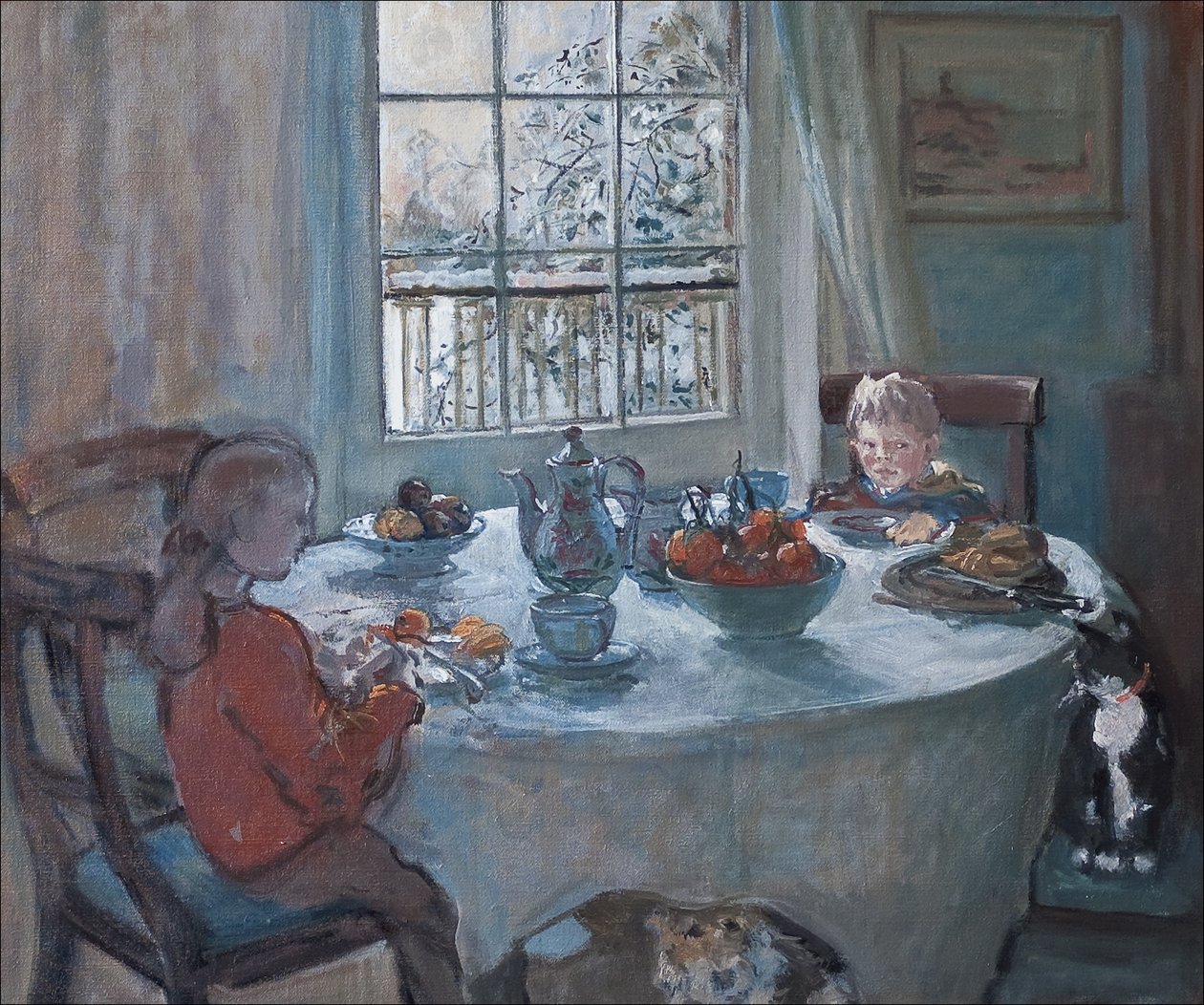 Morgenbordet, 2001 af Caroline Hervey Bathurst
