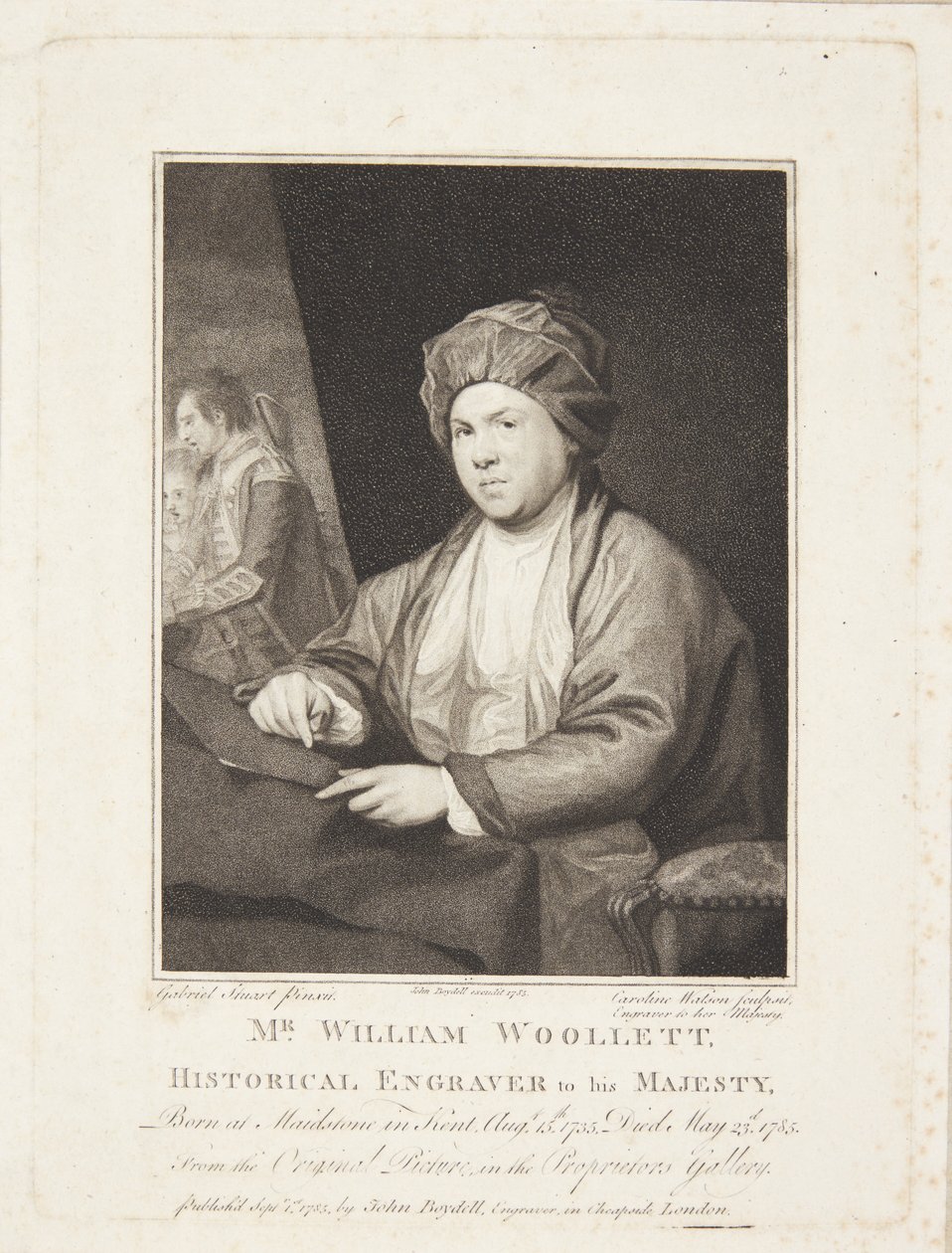William Woollett af Caroline Watson