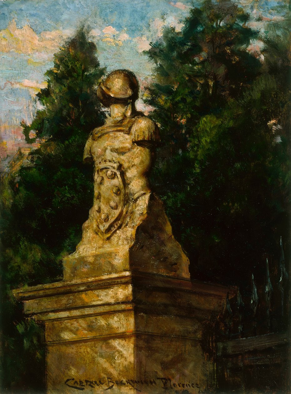 Modigliani Gate Post af Carroll Beckwith