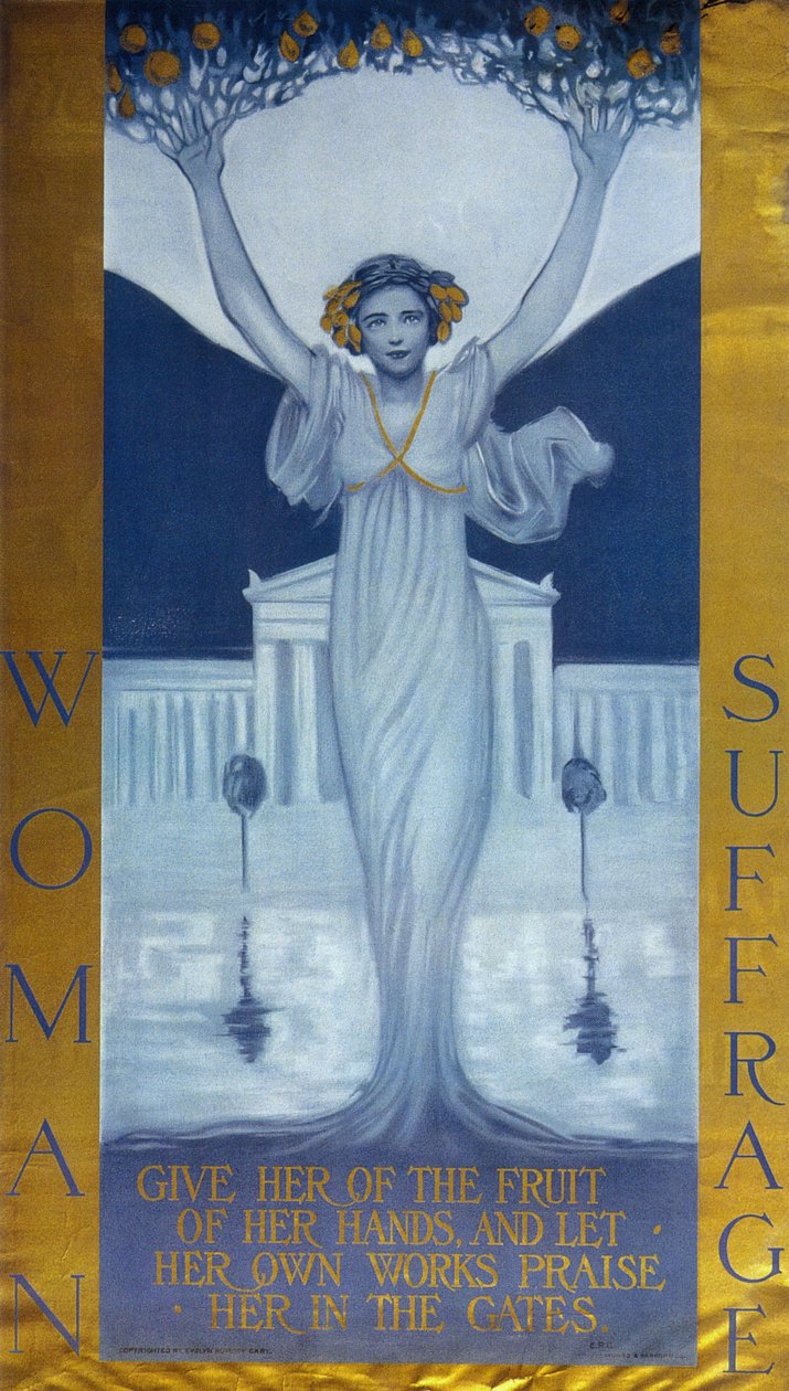 Kvinders valgret, ca. 1905 af Cary
