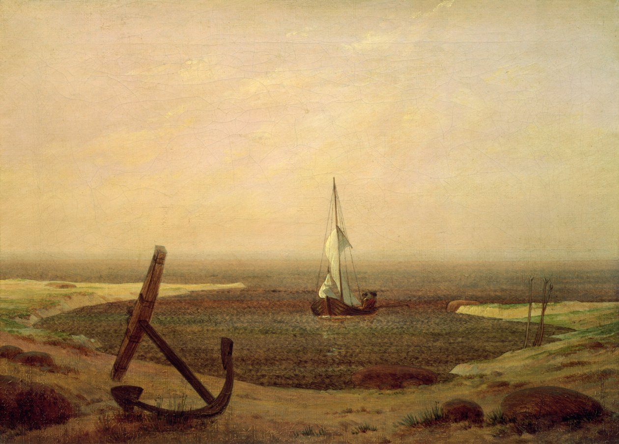 Aften af Caspar David Friedrich