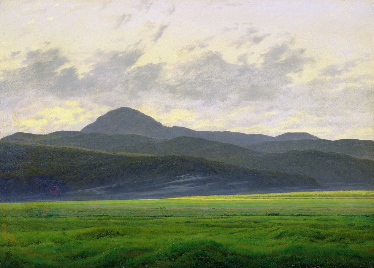 Bjerglandskab af Caspar David Friedrich